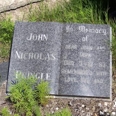 PRINGLE John Nicholas -1983