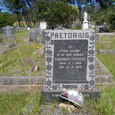 PRETORIUS Zacharias Francois 1885-1938