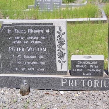 PRETORIUS Pieter William 1918-1982