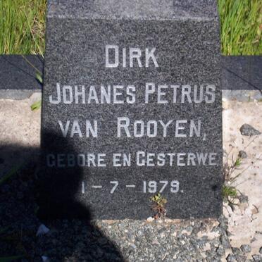 ROOYEN Dirk Johanes Petrus, van 1979-1979