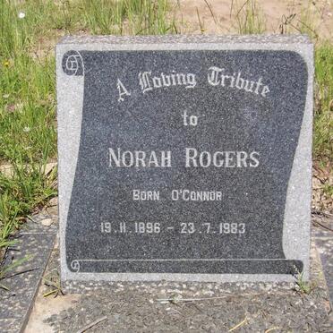 ROGERS Norah nee O'CONNOR 1896-1983