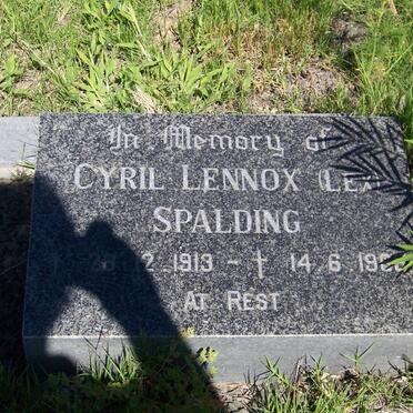 SPALDING Cyril Lennox 1913-196?