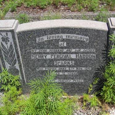 SPARKS Henry Percival Haddon -1941  Celia May 1875-1964