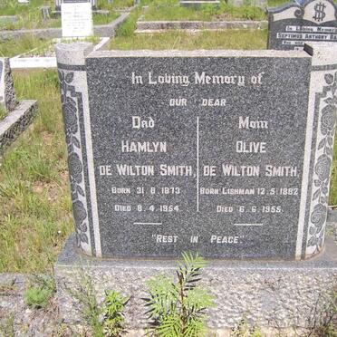 SMITH Hamlyn, de Wilton 1873-1954 &amp; Olive LISHMAN 1882-1955