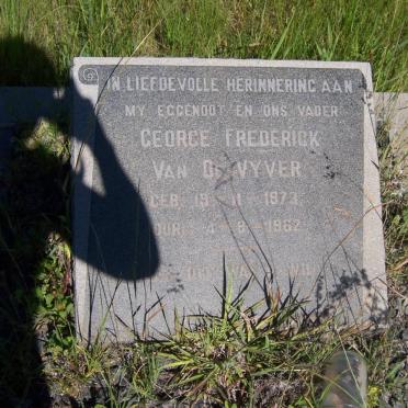 VYVER George Frederick,  van de 1873-1962