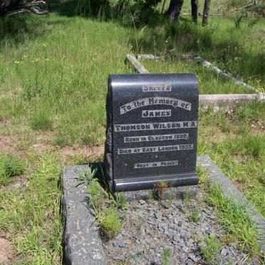 WILSON James Thomson 1888-1933