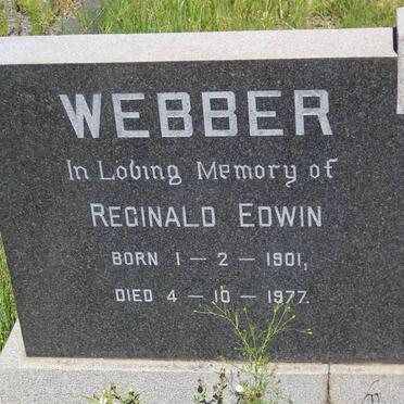 WEBBER Reginald Edwin 1901-1977