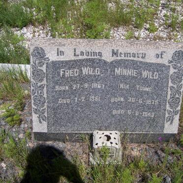 WILD Fred 1867-1951 &amp; Minnie YOUNG 1875-1949