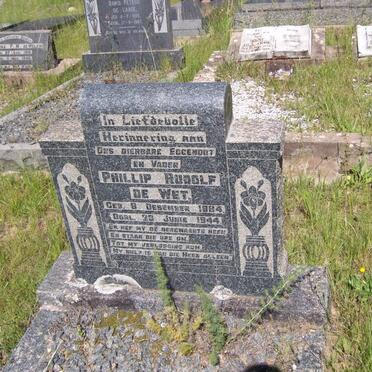 WET Phillip Rudolf, de 1884-1944