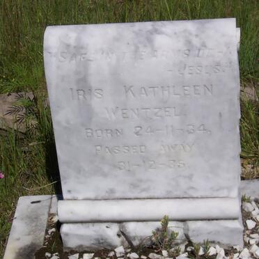 WENTZEL Iris Kathleen 1934-1985