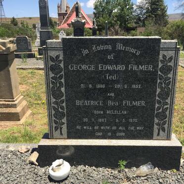 FILMER George Edward 1888-1952 &amp; Beatrice McLENNAN 1887-1970