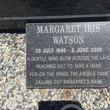 WATSON Margaret Iris 1940-2009