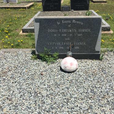 TURNER Vyvyan Lysle 1899-1969 &amp; Doris Ethelwyn 1896-1967