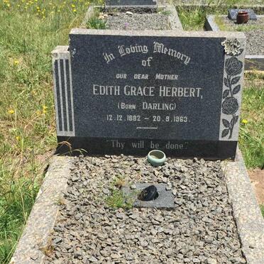 HERBERT Edith Grace nee DARLING 1882-1963