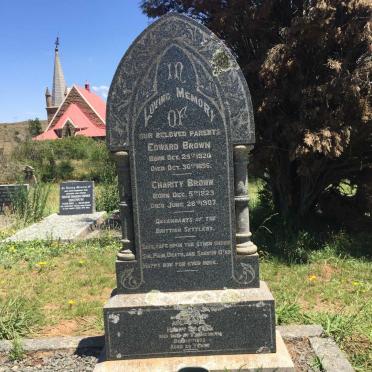 BROWN Edward 1820-1896 &amp; Charity 1823-1907 :: BROWN Thomas Henry -1872