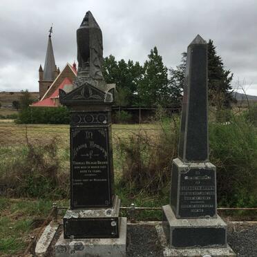 BROWN Thomas Hilman -1903 &amp; Elizabeth -1916