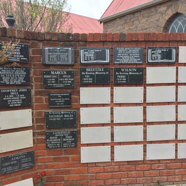 3. Right view of wall