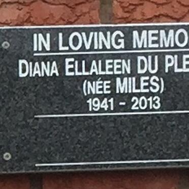 PLESSIS Diana Ellaleen, du nee MILES 1941-2013