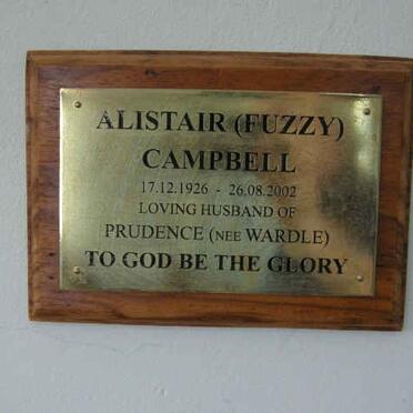 CAMPBELL Alistair 1926-2002 