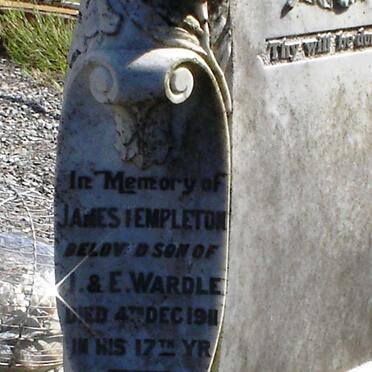 WARDLE James Templeton -1911