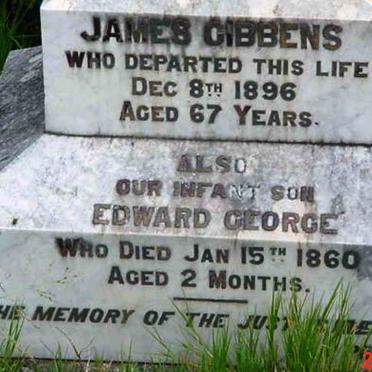 GIBBENS James -1896 :: GIBBENS Edward George -1860