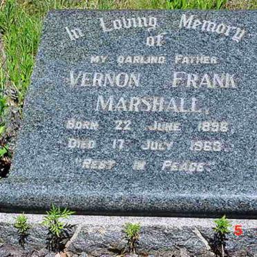 MARSHALL Vernon Frank 1896-1963