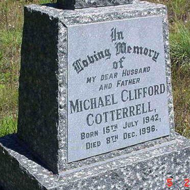 COTTERRELL Michael Clifford 1942-1996