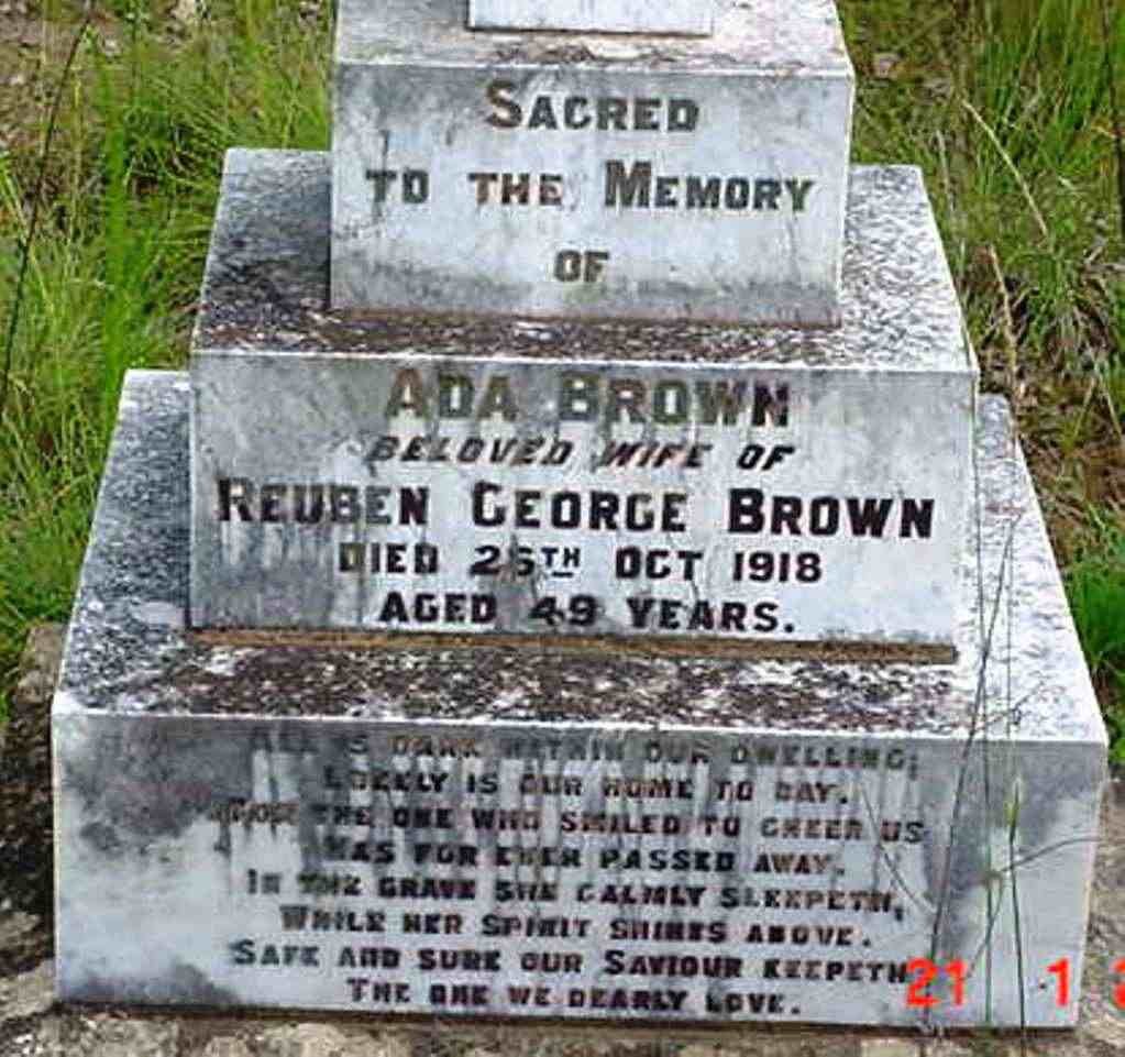 BROWN Ada -1918