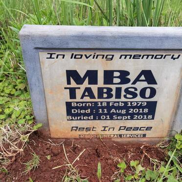MBA Tabiso 1979-2018