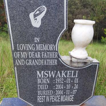 MDINGI Mswakeli 1932-2004