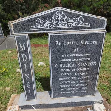 MDINGI Zoleka Eunice 1971-2021