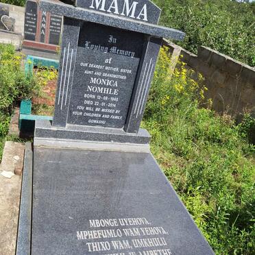 MAMA Monica Nomhle 1940-2014