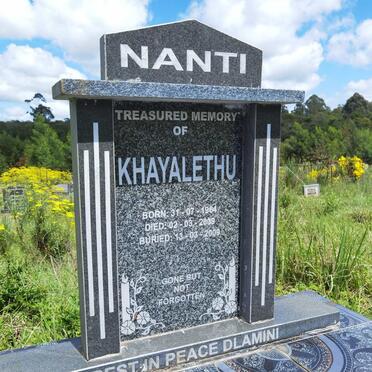 NANTI Khayalethu 1964-2009