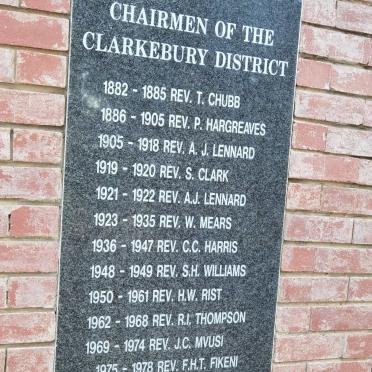 7. Monument in memory of the Founders of Clarkebury