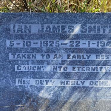 SMITH Ian James 1925-1948