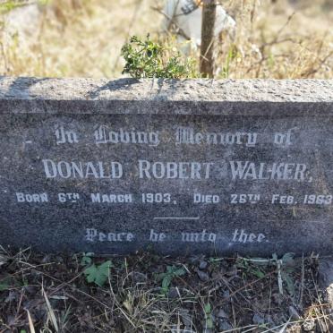 WALKER Donald Robert 1903-1963