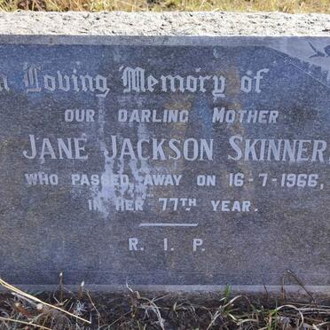 SKINNER Jane Jackson -1966