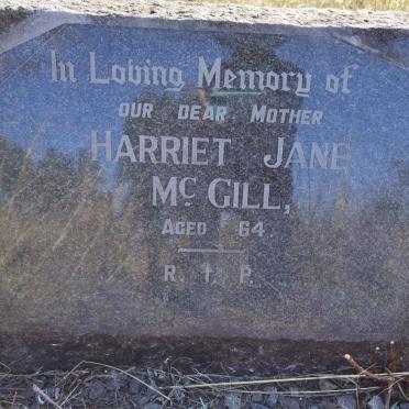 MCGILL Harriet Jane
