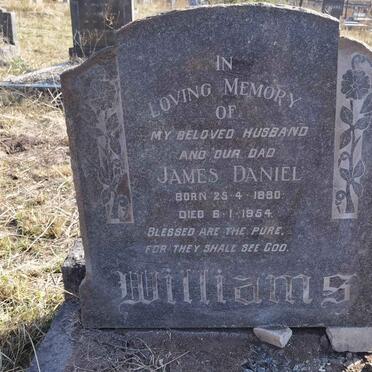 WILLIAMS James Daniel 1880-1954