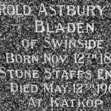 BLADEN Harold Astbury Wells 1881-1960