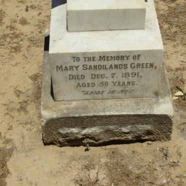 GREEN Mary Sandilands -1891
