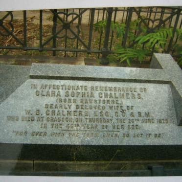 CHALMERS Clara Sophia nee RAWSTONE -1879