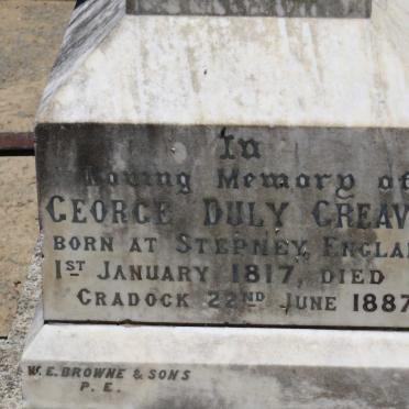 GREAVES George Duly 1817-1887 &amp; Elizabeth Mary GILFILLAN -1903