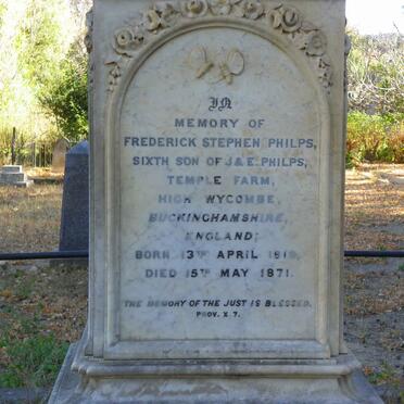 PHILPS Frederick Stephen 1819-1871