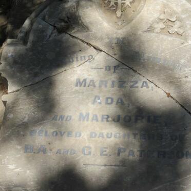 PATERSON Marizza :: PATTERSON Ada :: PATERSON Marjorie