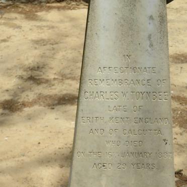 TOYNBEE Charles W. -1887