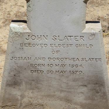 SLATER John 1864-1870