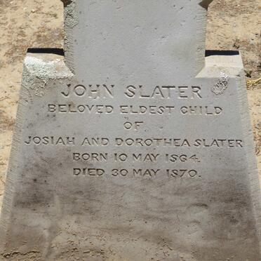 SLATER John 1864-1870