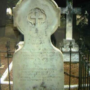 RAY Martha 1836-1881 :: LEA Augustus 1881-1881