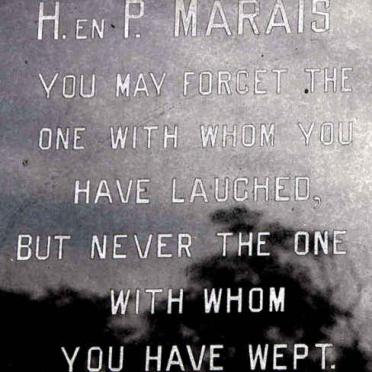 MARAIS H. &amp; P.